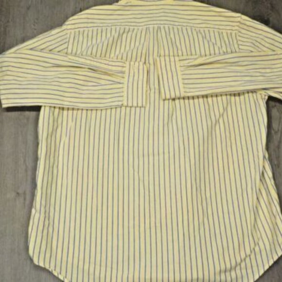 Ralph Lauren Pony Logo Men's Dress Shirt Size XLCasual Striped Collared Button - Picture 3 of 8